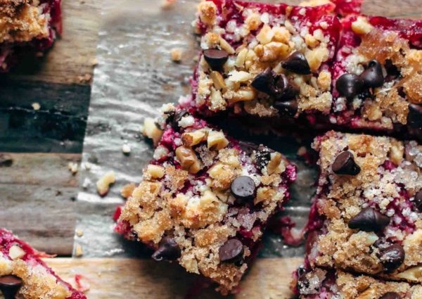 keto cranberry bars