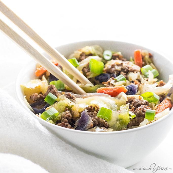 Keto Egg Roll in a Bowl