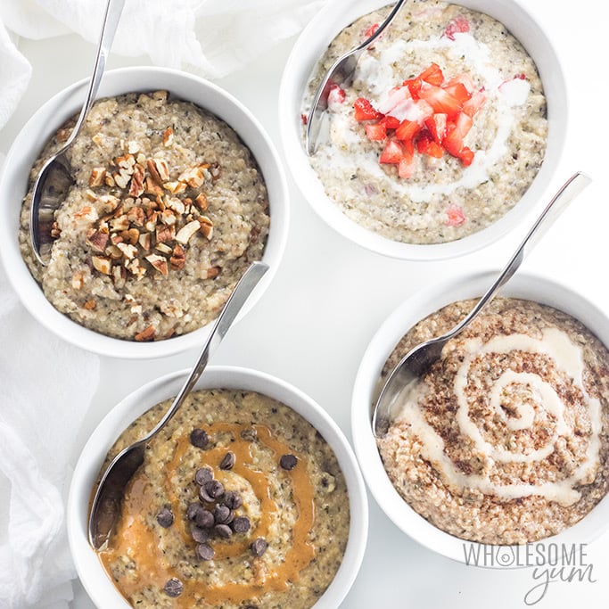 keto meal prep oatmeal