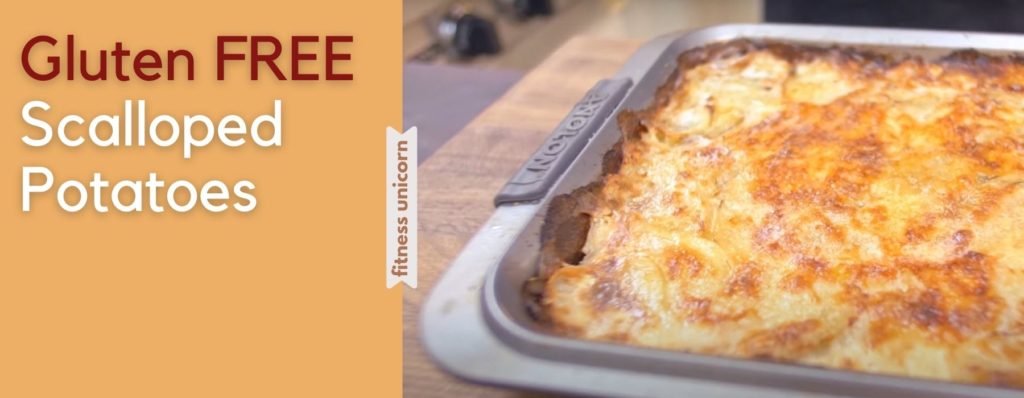 gluten free scalloped potatoes banner