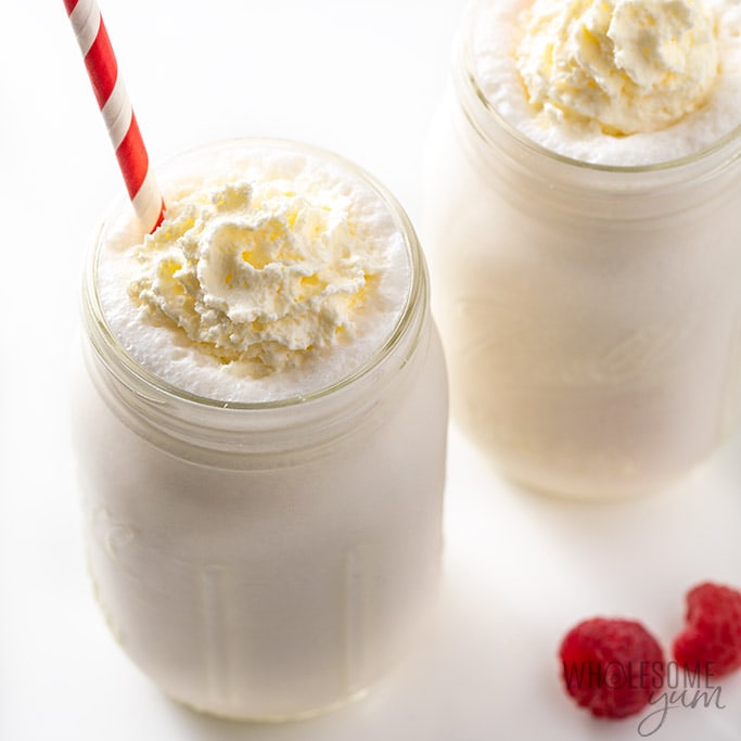 Keto Vanilla Milkshake