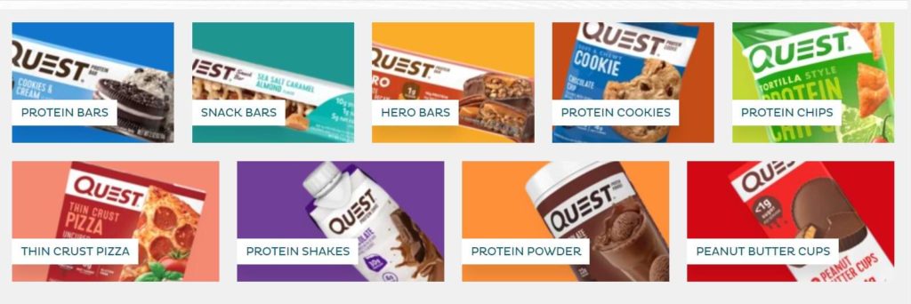 Quest Nutrition offerings