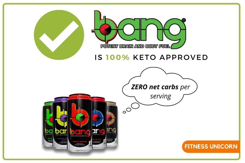 bang energy drink is keto friendly