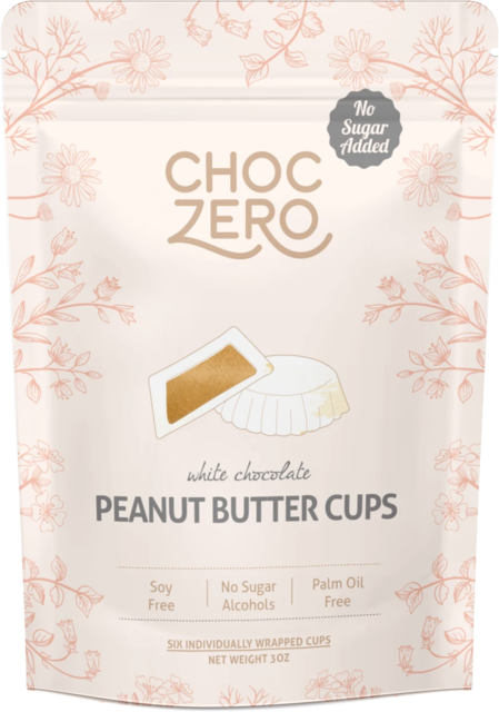 ChocZero peanut butter cups keto
