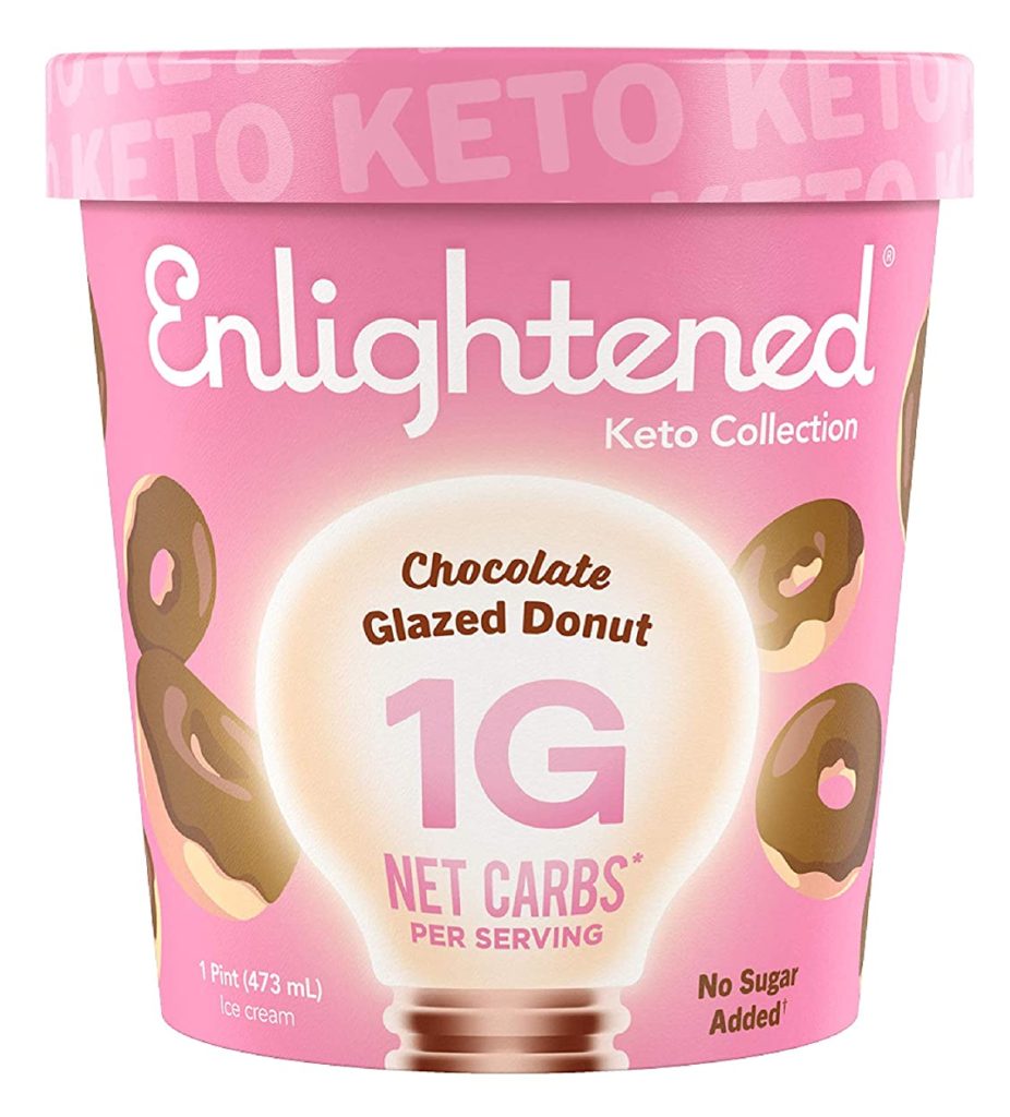 Enlightened keto ice cream