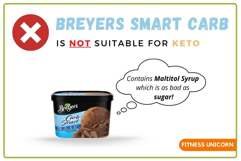 breyers smart carb is not keto