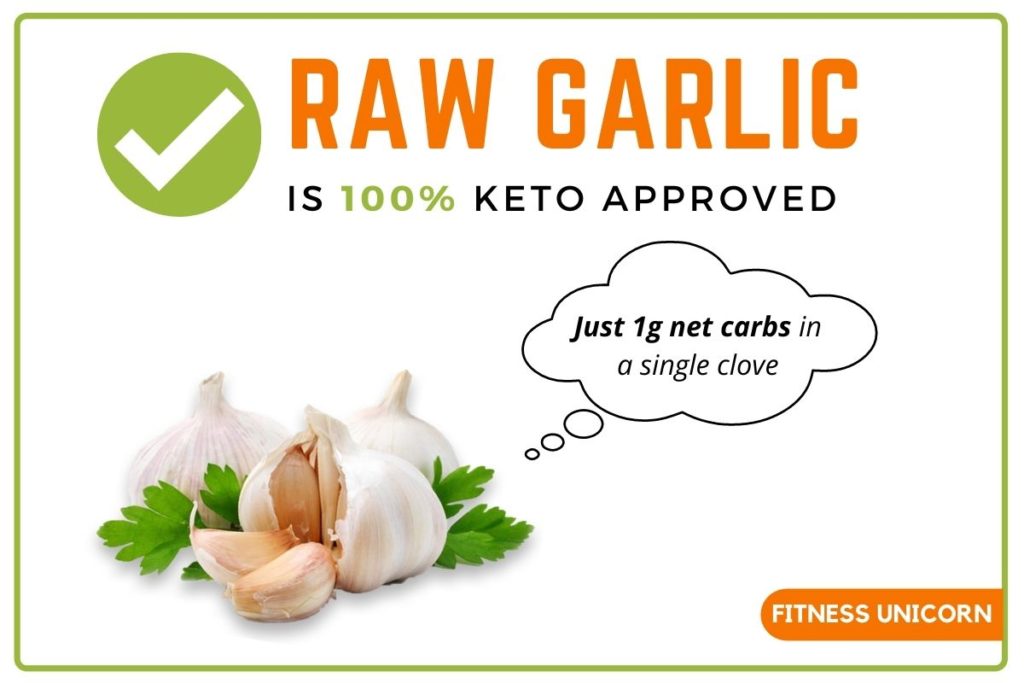 you can eat garlic on keto