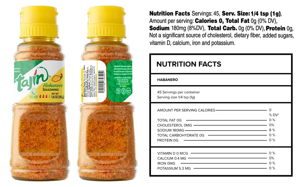 Tajin seasoning and sauce has ZERO carbs! : r/4hourbodyslowcarb