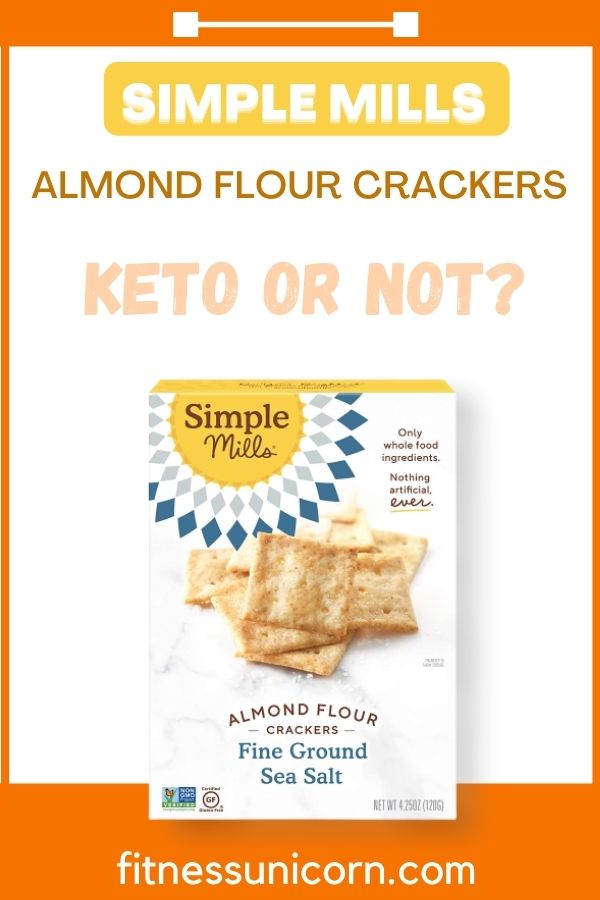 are simple mills almond flour crackers keto?