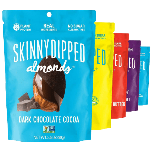 skinnydipped almonds flavors