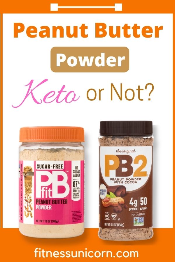 is pb2 and pbfit peanut butter powder keto?