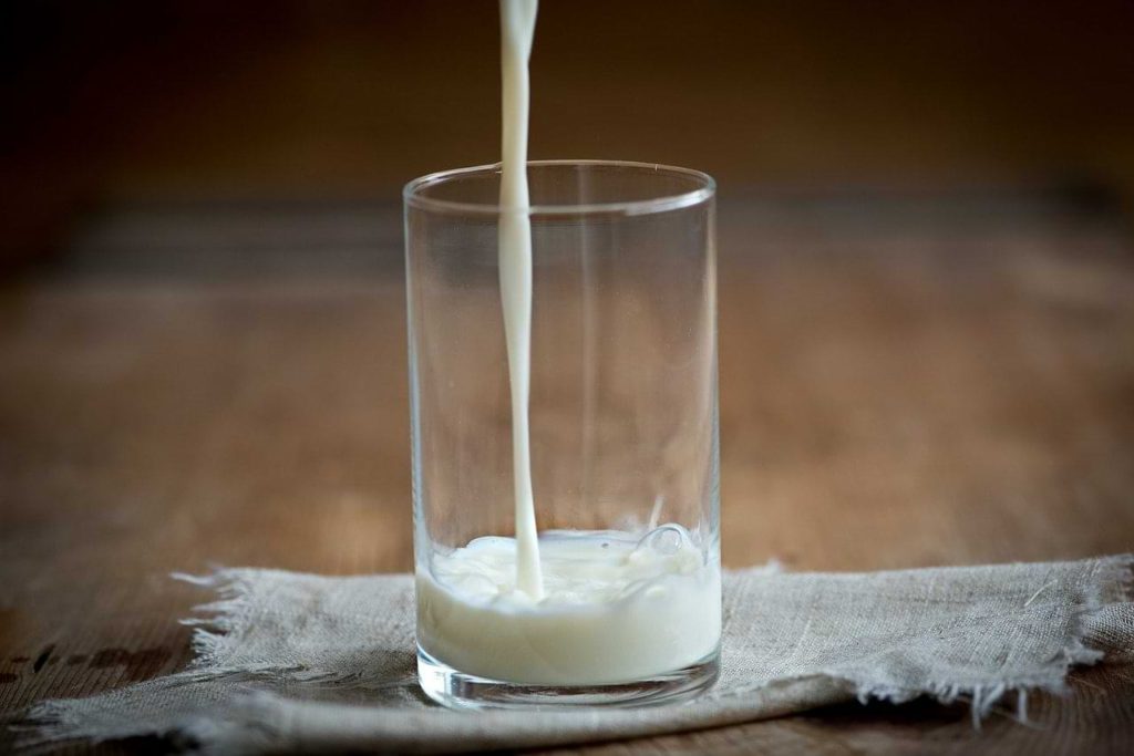 fairlife milk in glass