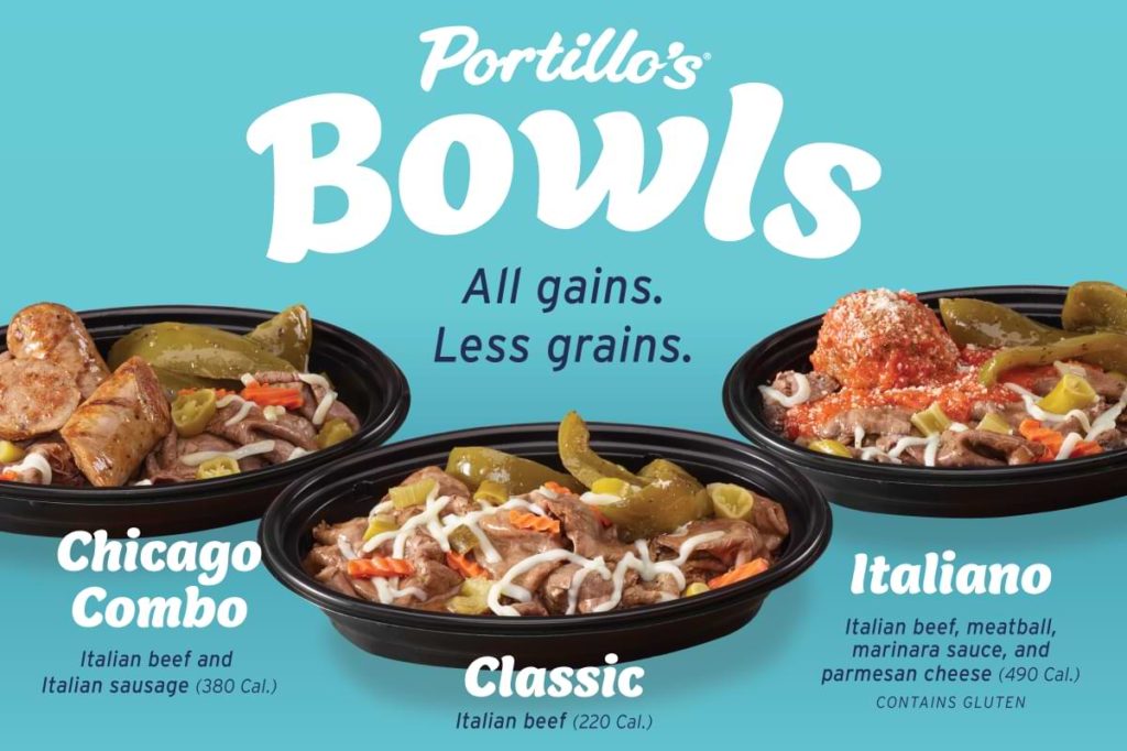 Portillo's low carb bowls