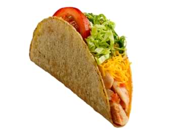 crisp chicken taco