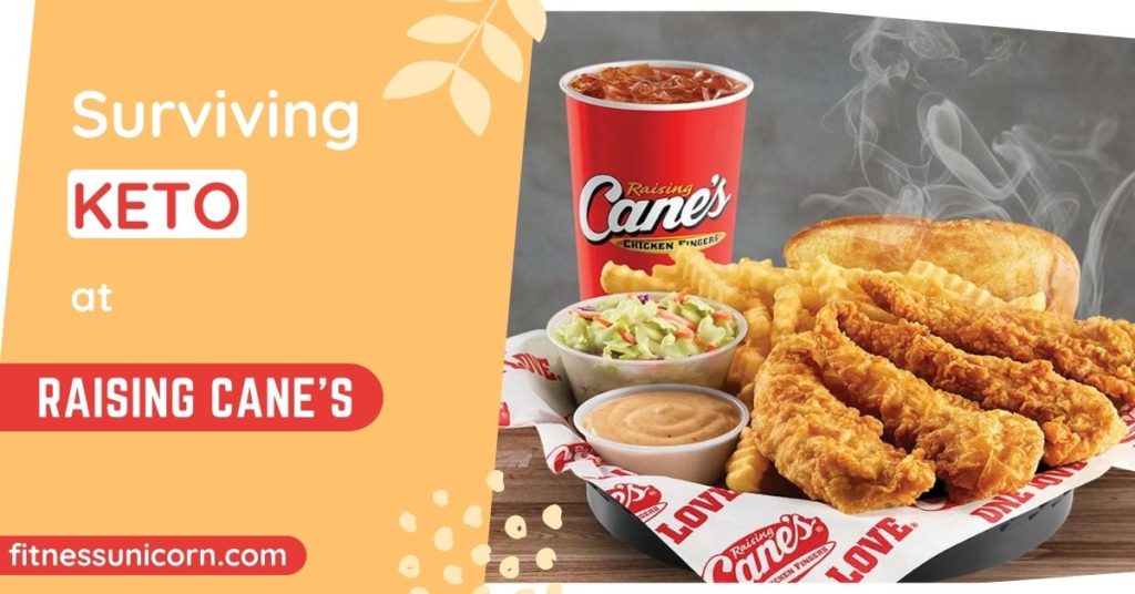 Raising Cane's keto options