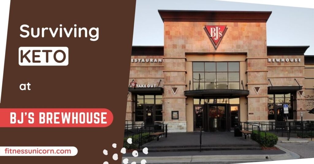 bj's brewhouse keto friendly options