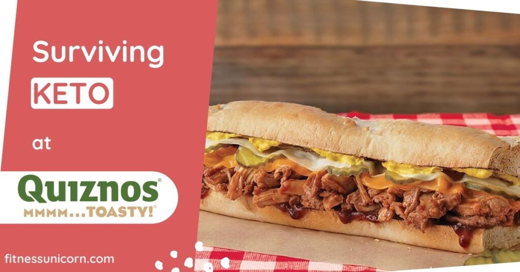 quiznos keto friendly options