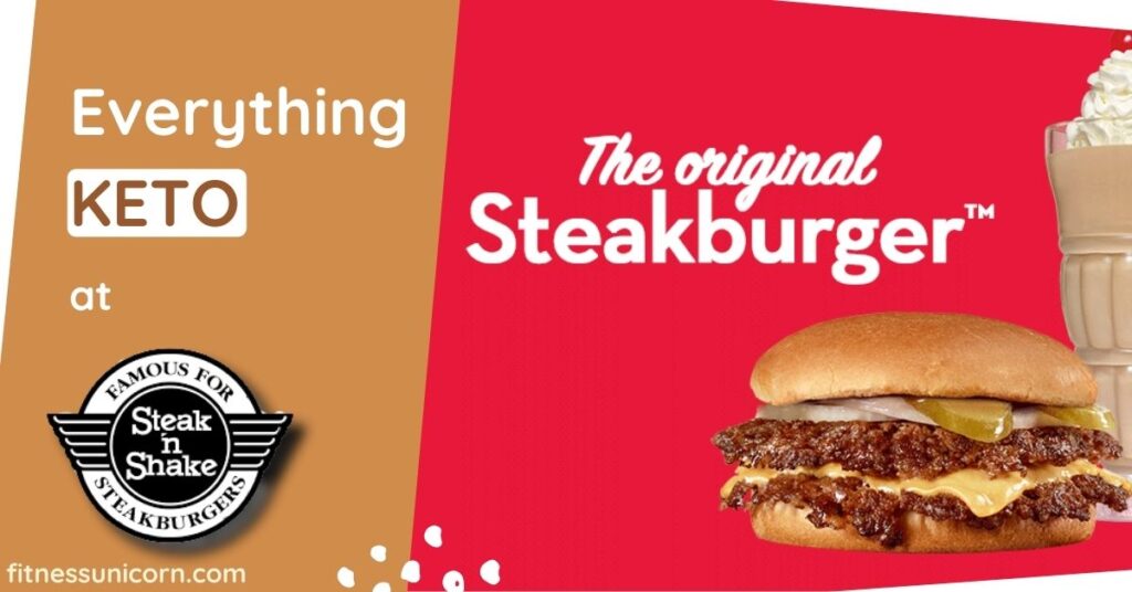 steak 'n shake keto friendly options