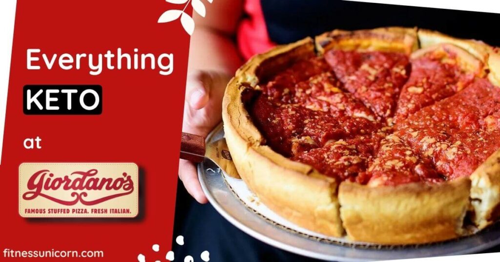 keto options at Giordano's pizza