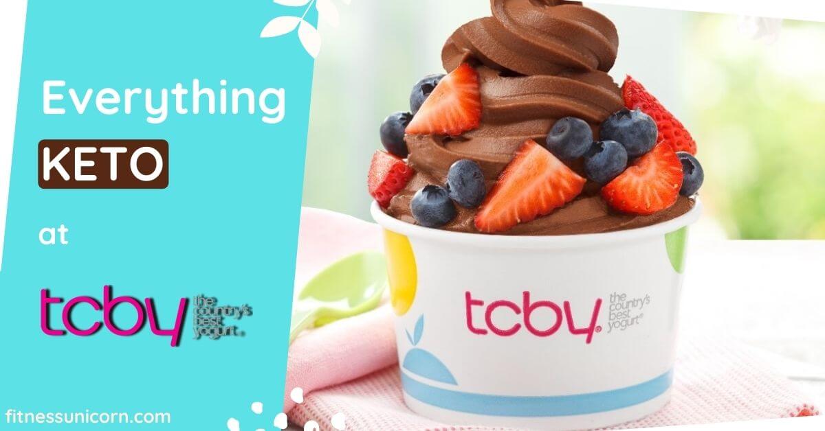 TCBY Keto and Low-carb options
