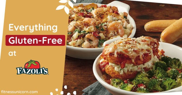 EVERYTHING Gluten Free at Fazoli s in 2025 Fitness Unicorn