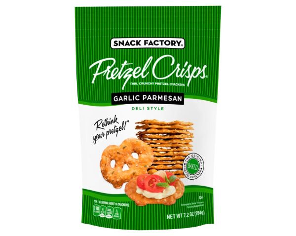 Snack Factory Pretzel Crisps Garlic Parmesan Crackers