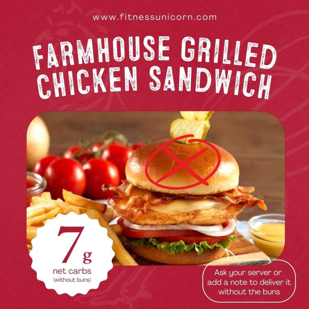 farm house grilled chicken bunless 