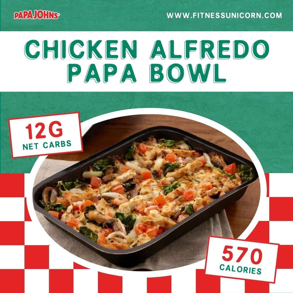Chicken Alfredo Papa Bowl