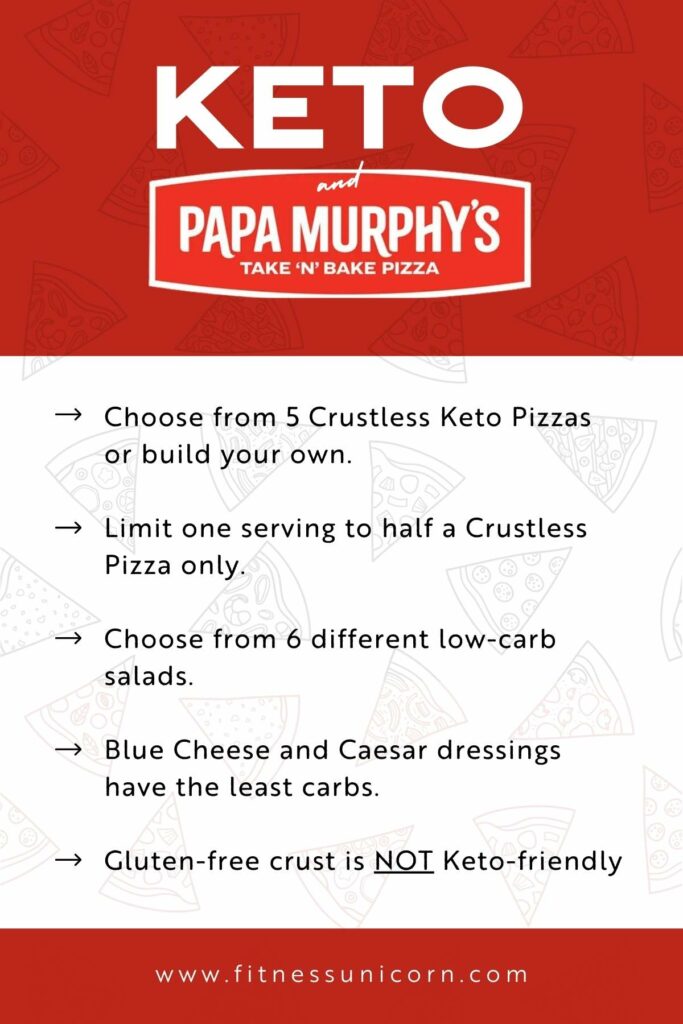 Papa Murphys keto options