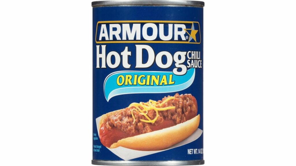 Armour Hot Dog Keto Canned Chili 