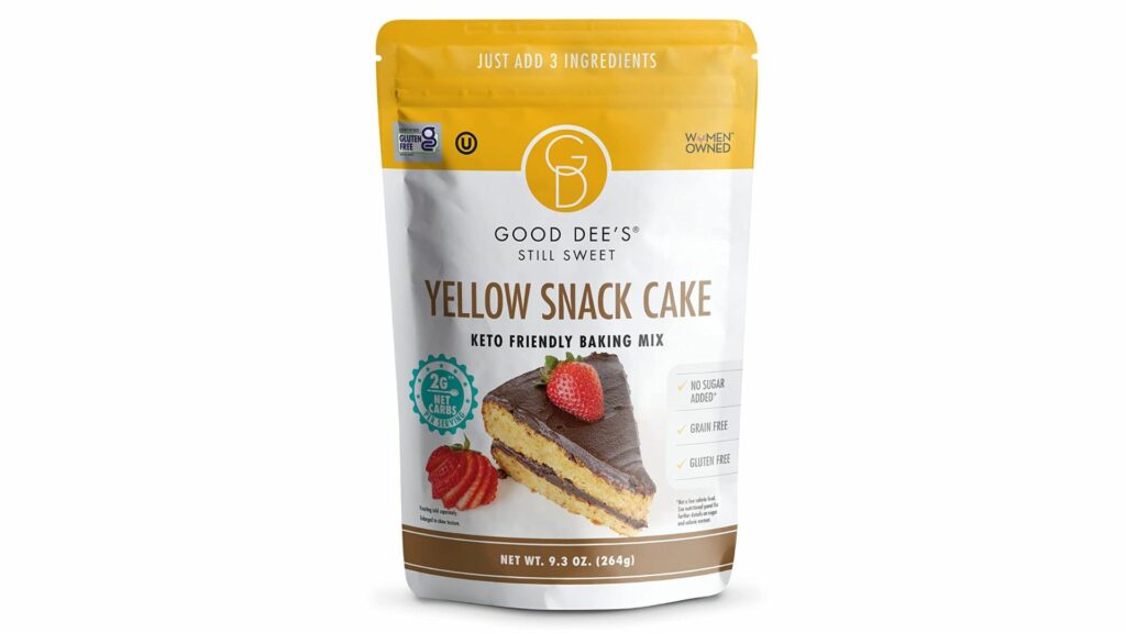 Good Dee's Keto Yellow Snack Cake Mix 