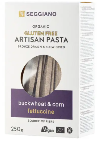 Seggiano Organic Pasta - Buckwheat & Corn Fettuccine 