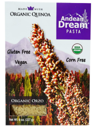 Andean Dream Quinoa Pasta Organic Orzo