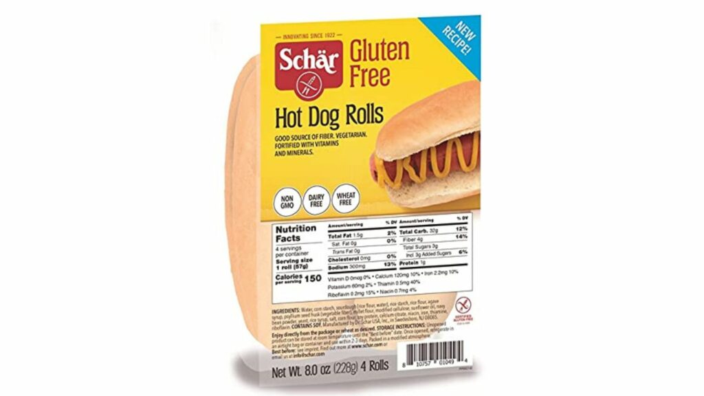 Schar Gluten Free Hot Dog Buns