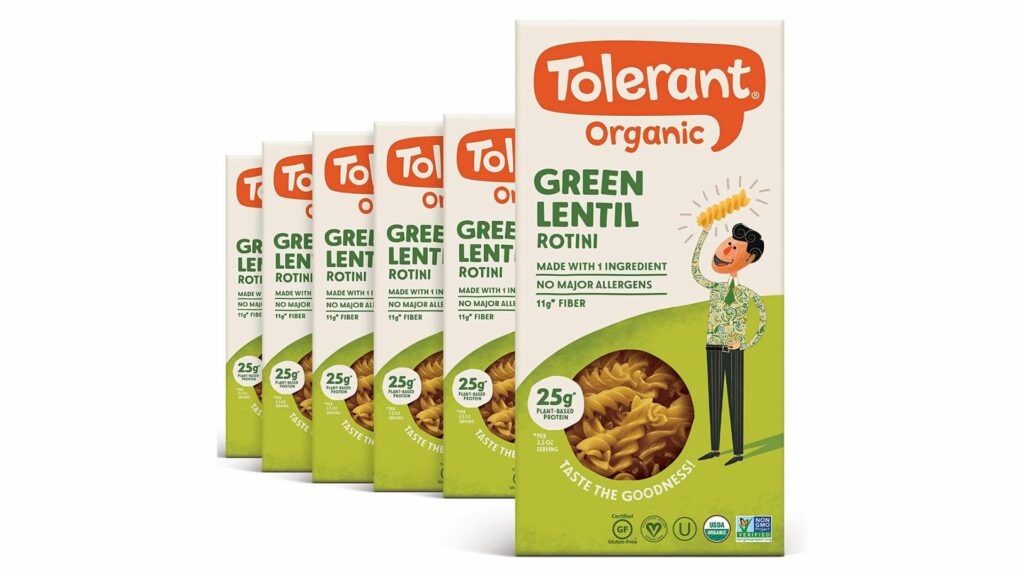 Organic Green Lentil Rotini