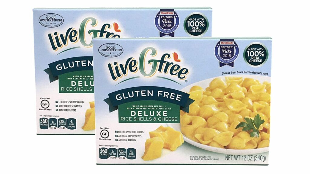 LiveGfree Gluten-Free Deluxe Rice Shells & Cheese