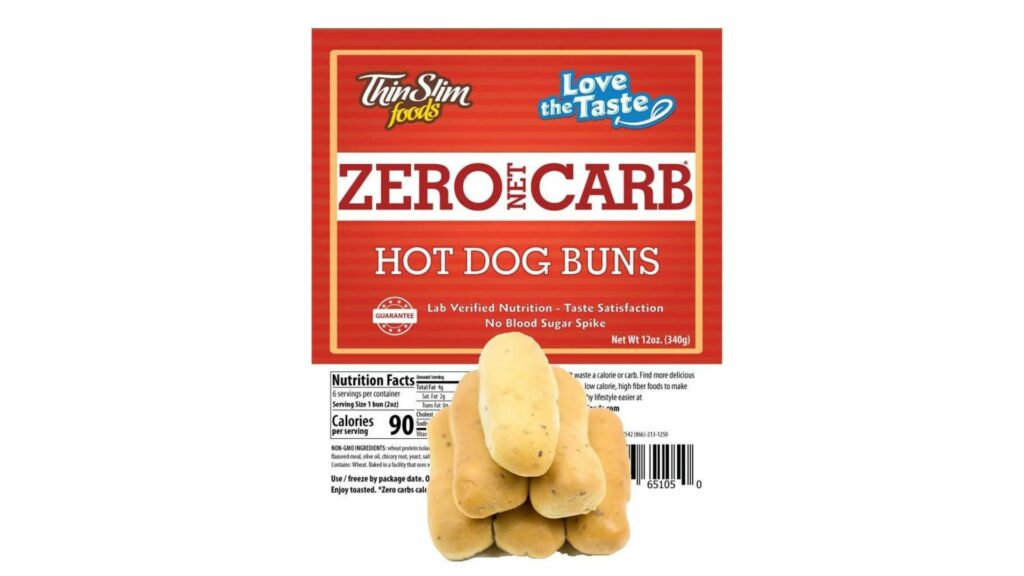 ThinSlim Zero Net Carb Hot Dog Buns 