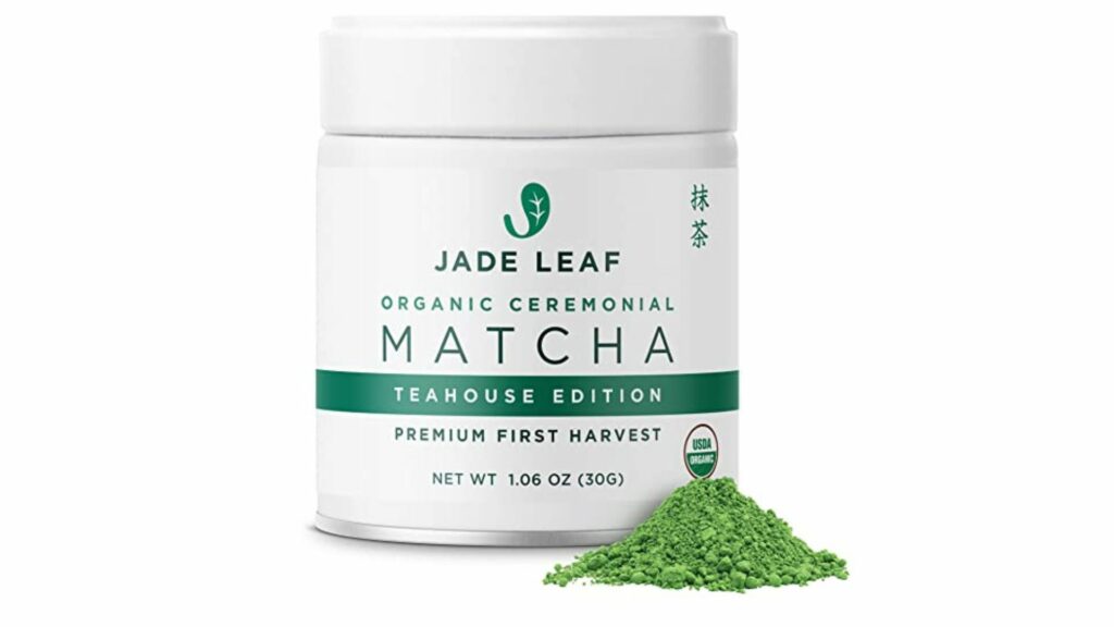 Jade Leaf Organic Ceremonial Grade Matcha Green Tea Powder