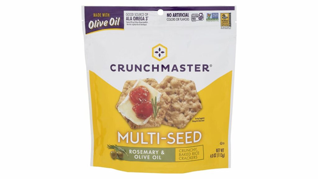 Crunchmaster Multi-Seed - Rosemary & Olive Oil Crackers