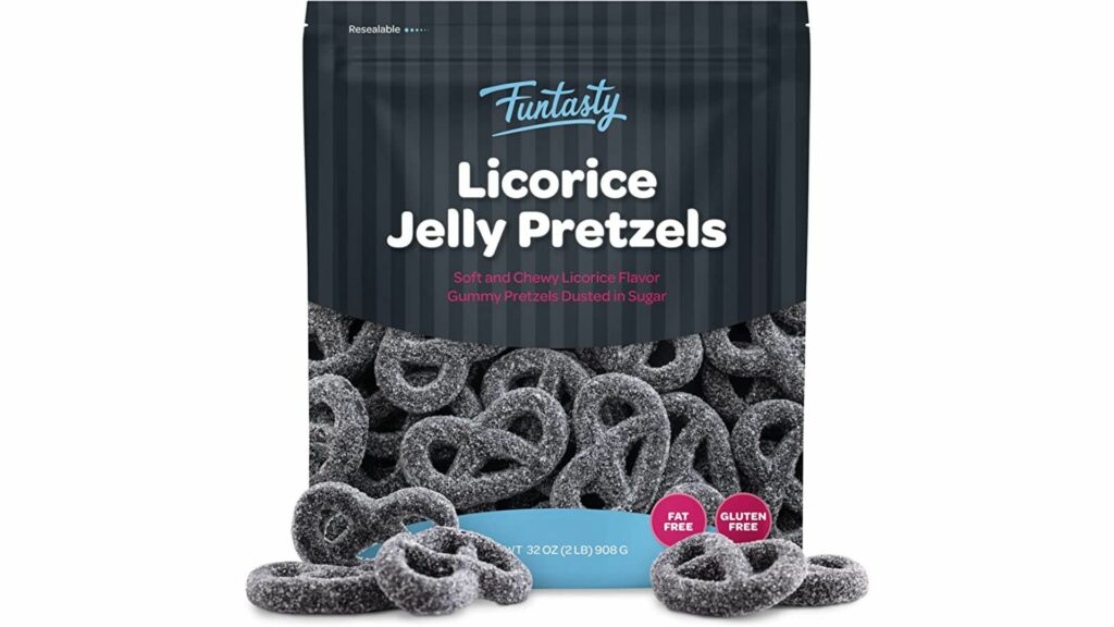Licorice Jelly Pretzels