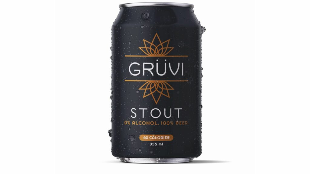 Gruvi Stout Non-Alcoholic Beer