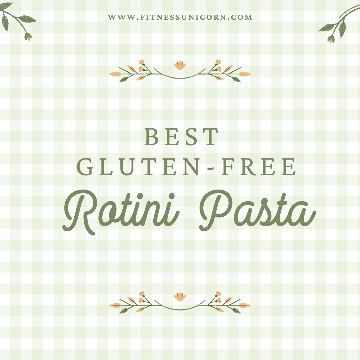 Best gluten free rotini pasta