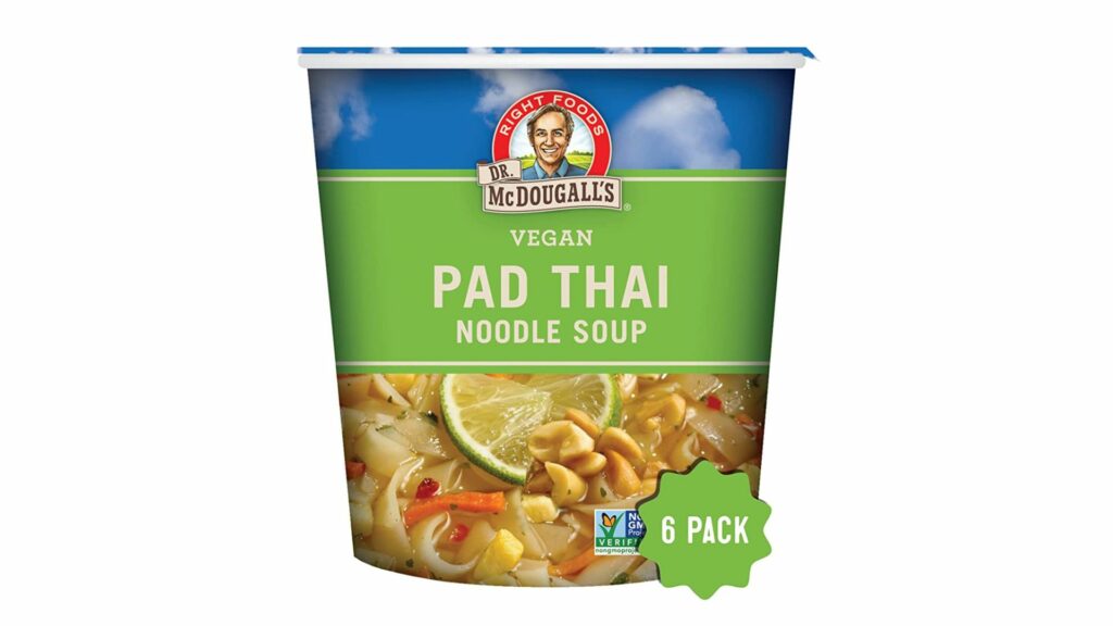 Dr. McDougall’s Vegan Pad Thai Noodle Soup