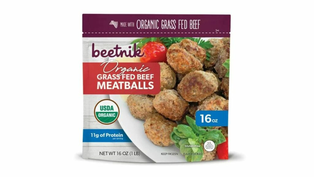 Beetnik Organic Grass-Fed Beef Meatballs