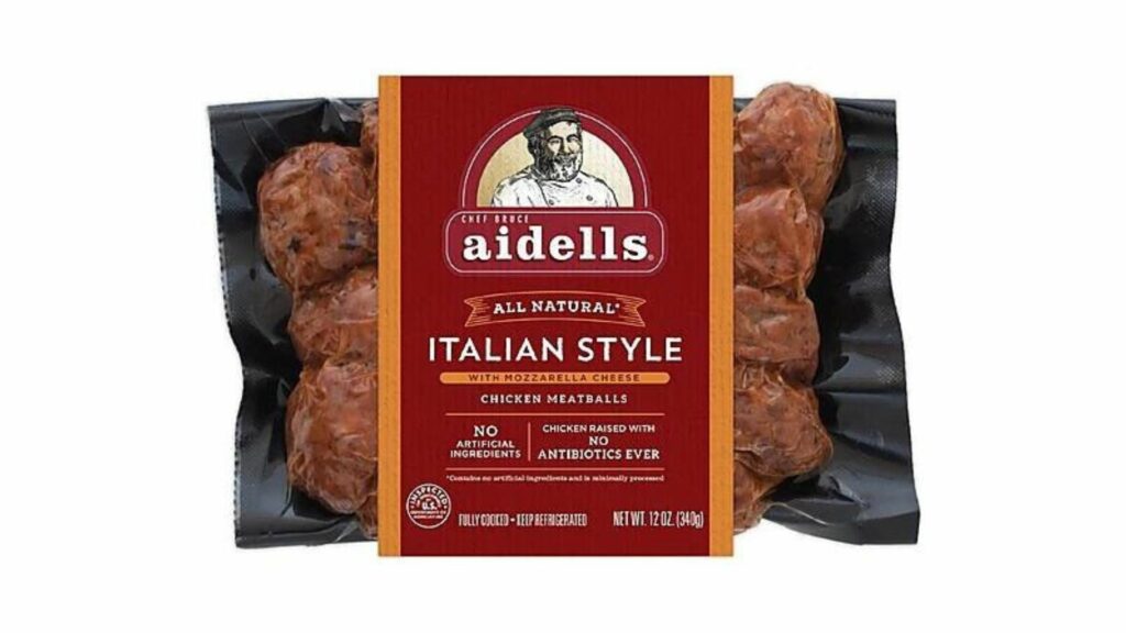 Aidells Gluten-Free Italian Style Chicken Meatballs with Mozzarella Cheese