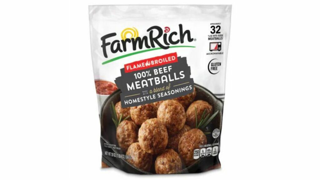 Farm Rich All Beef Gluten Free Frozen Meatballs
