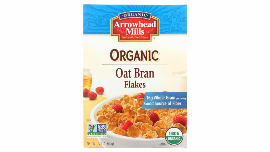 Hain Celestial Arrowhead Mills Organic Oat Bran Flakes