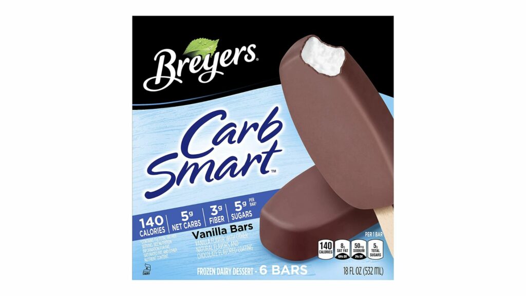 CarbSmart Frozen Dairy Dessert Bars by Breyers