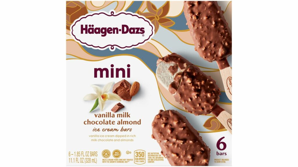 Vanilla Milk Chocolate Ice Cream Bar by Haagen-Dazs